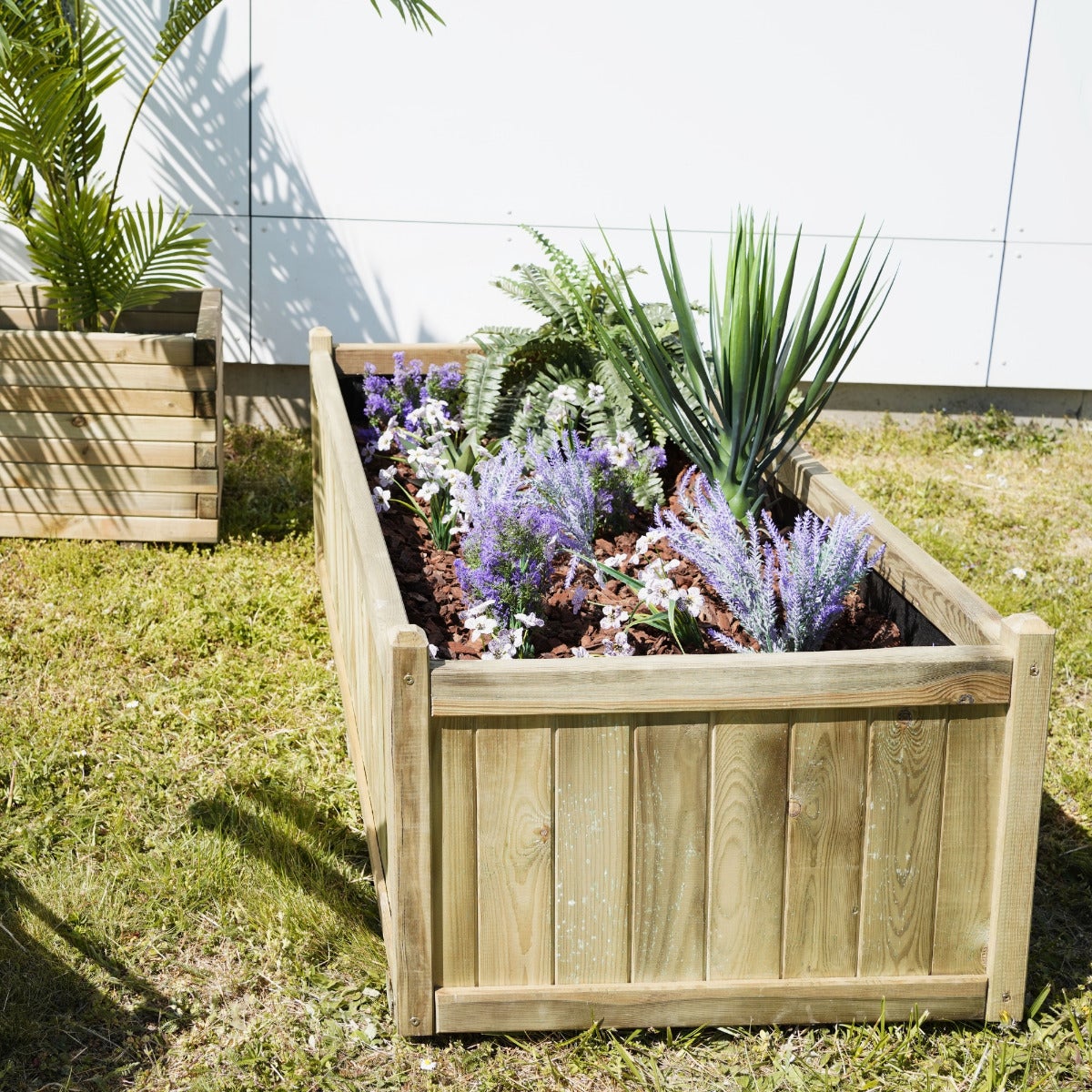 Plantenbak Verona met Worteldoek Geïmpregneerd Grenen 140 x 70 cm