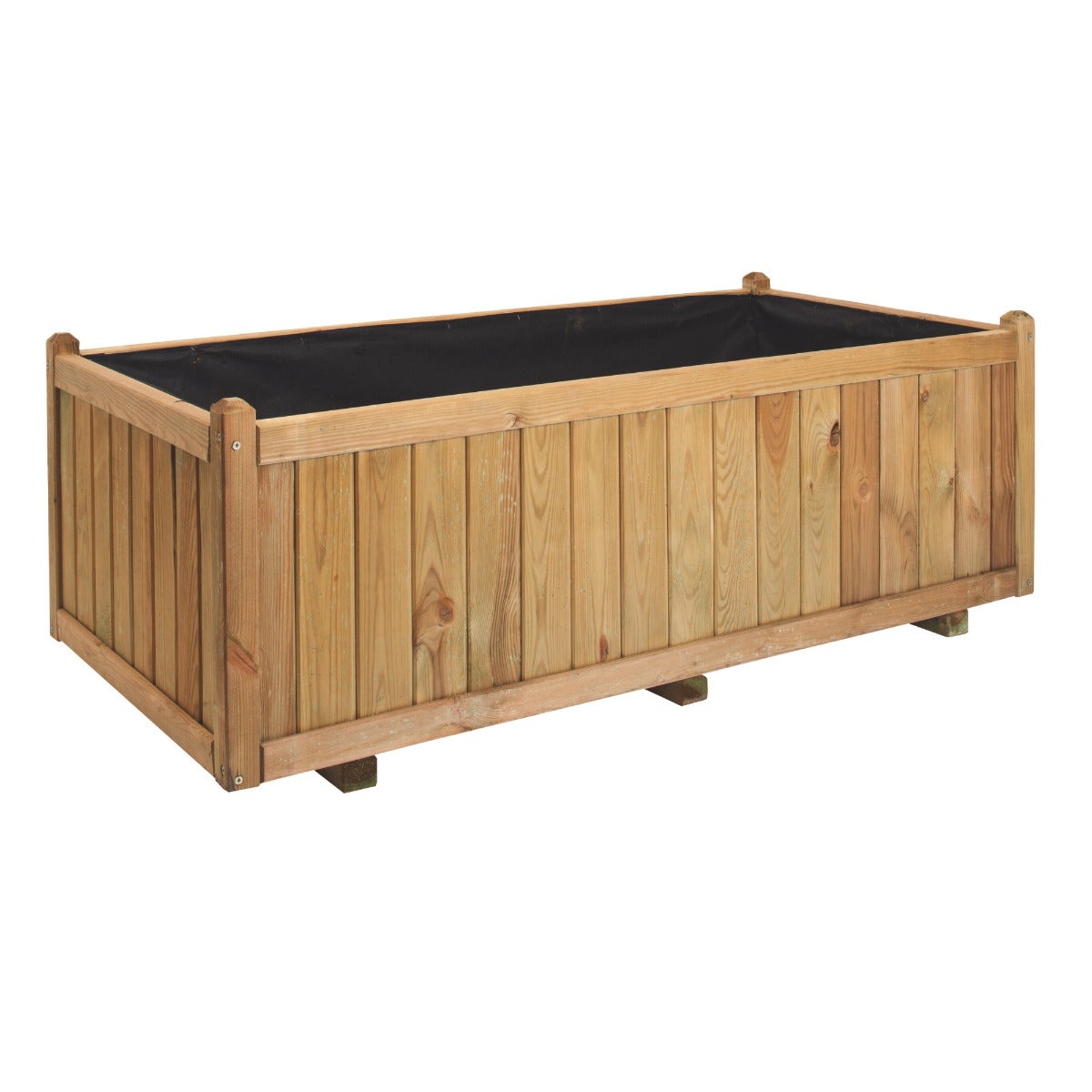 Plantenbak Verona met Worteldoek Geïmpregneerd Grenen 140 x 70 cm