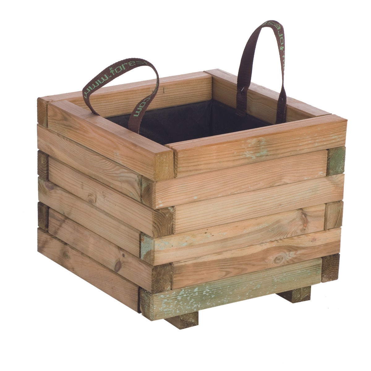 Set van 3 Plantenbakken met Worteldoek Grenen 40/50/60 cm