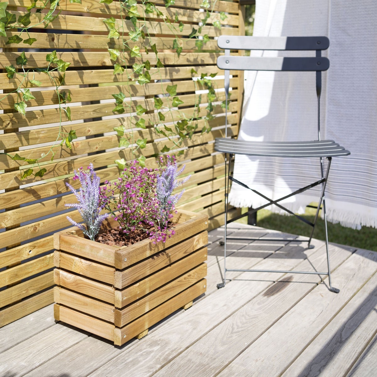 Plantenbak Kaapstad met Worteldoek Geïmpregneerd Grenen 40 x 25 cm