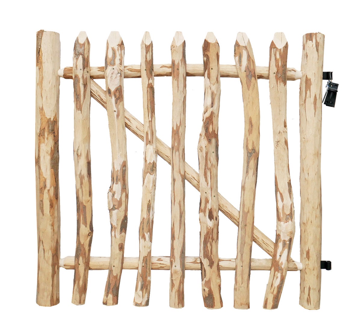 Poort Schapenhek Hazelaarhout 100 x 100 cm - Latafstand 7 - 8 cm