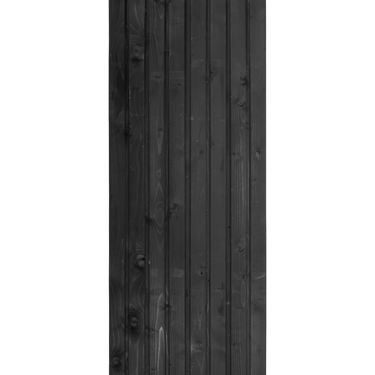 Rhombus Rabat Afdeklat Zwart Geschaafd Naaldhout 2.8 x 14.5 x 200 cm