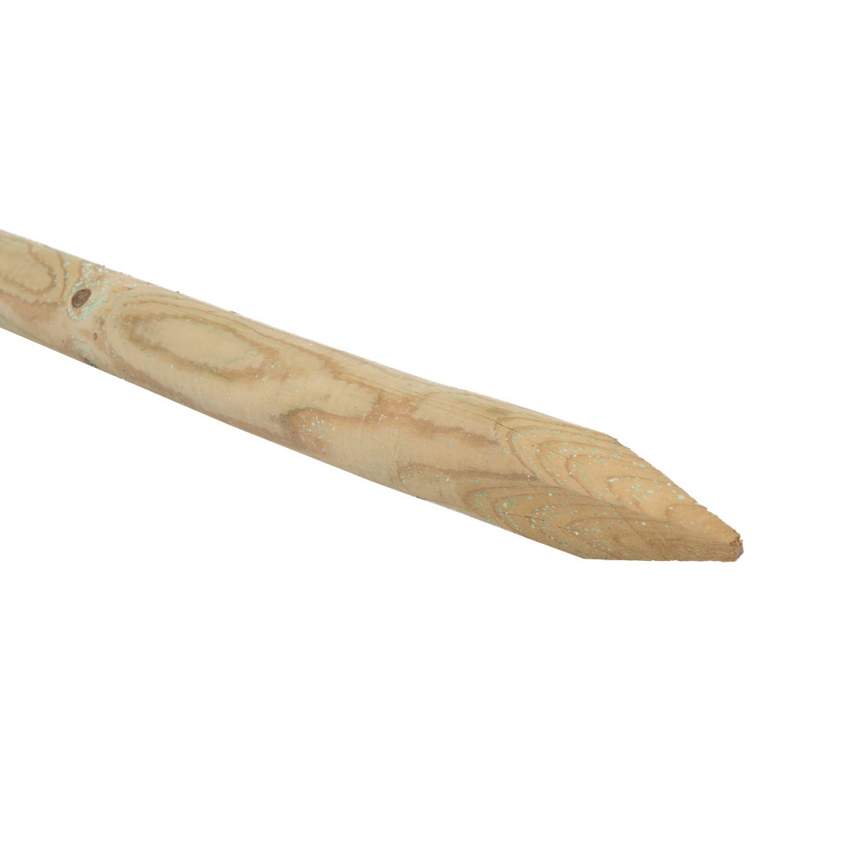 Ronde Paal Met Punt - Gekroond Ø6 x 200 cm Geïmpregneerd Naaldhout