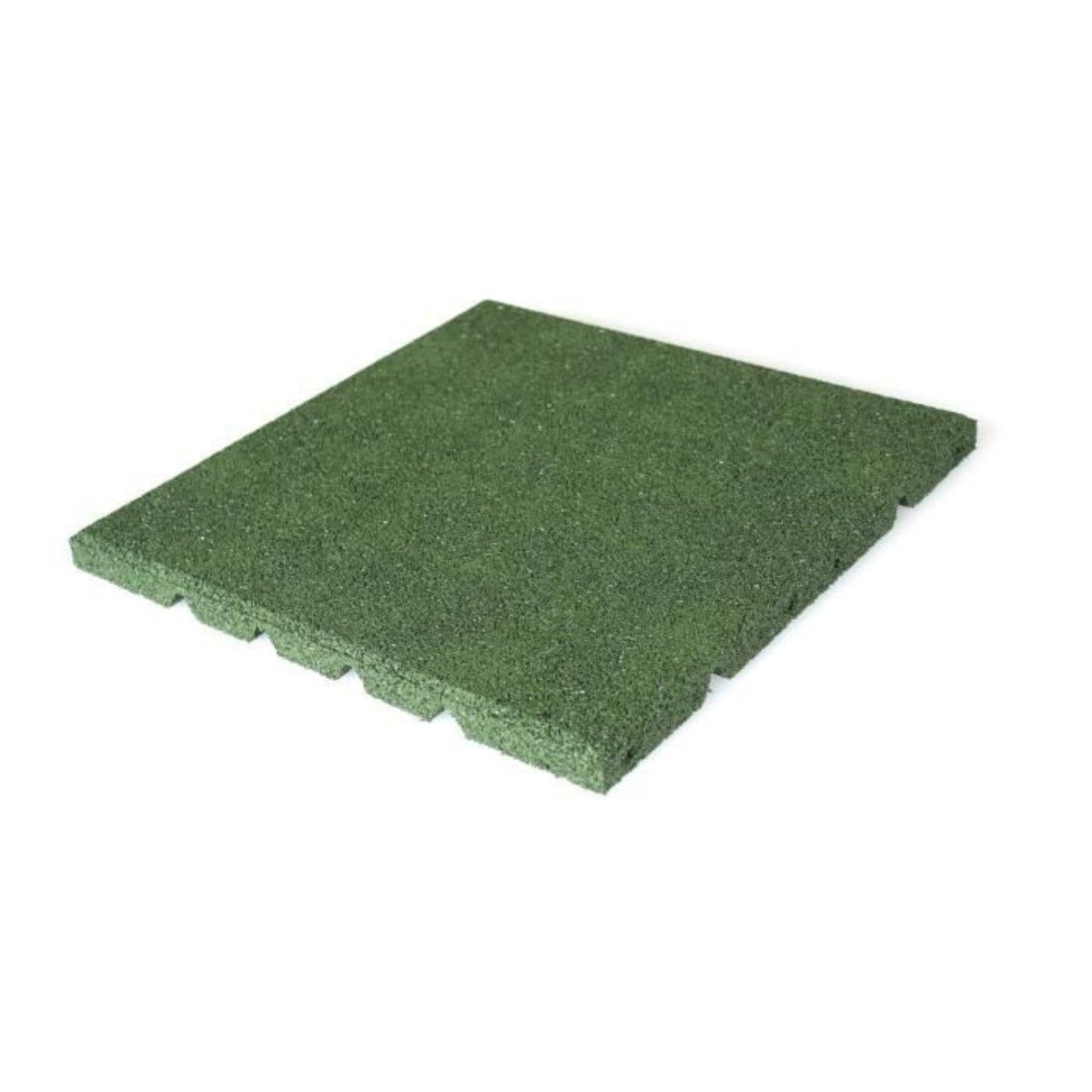 Rubber Tegel Groen Schokabsorberend en Antislip - 40 x 40 x 2,5 cm