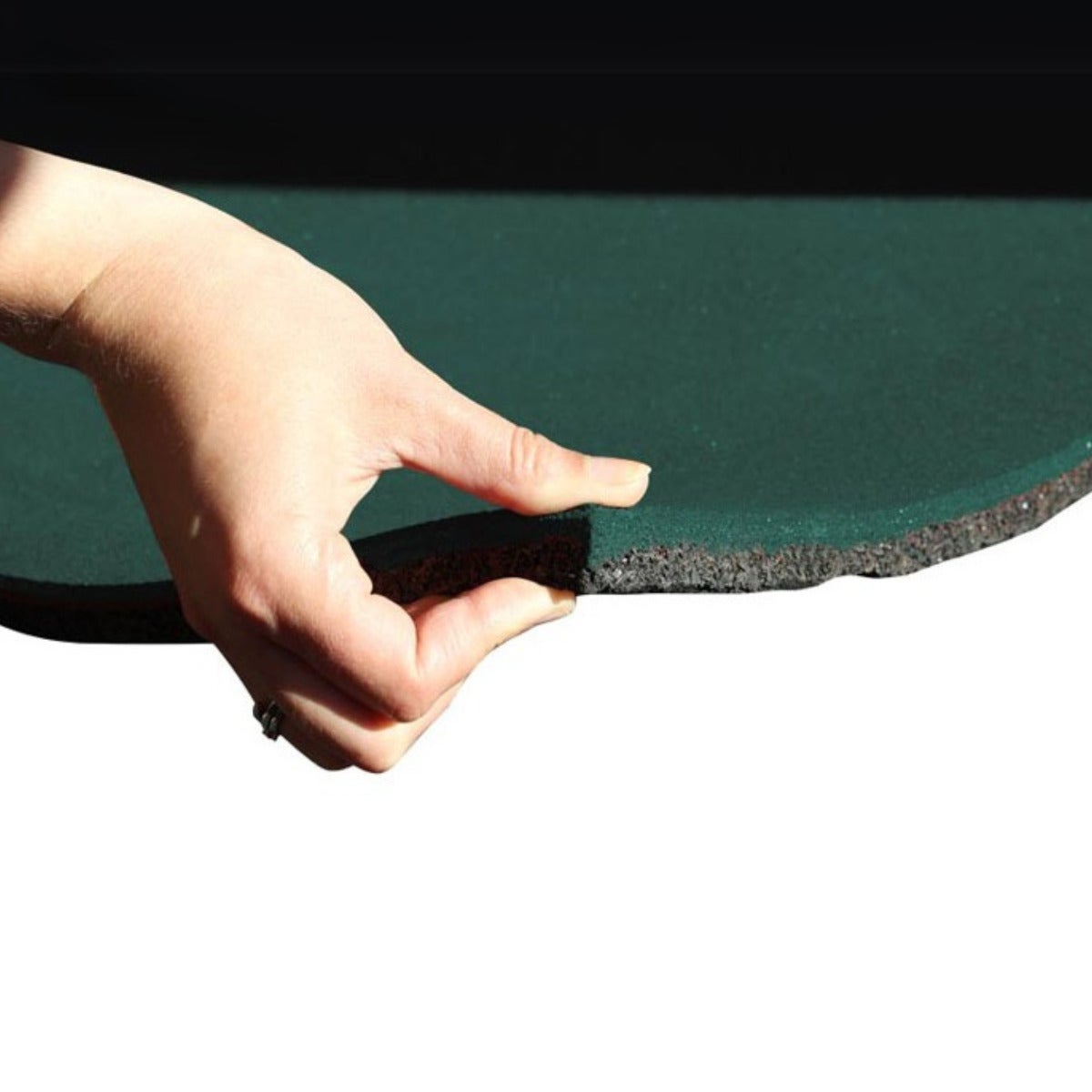 Rubber Tegels 50x50x2,5cm - Groen - Schokabsorberend en Antislip