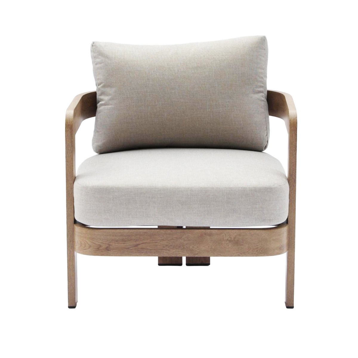 Santiago Lounge Tuinset Aluminium 4-Delig met Zitkussens - Naturel