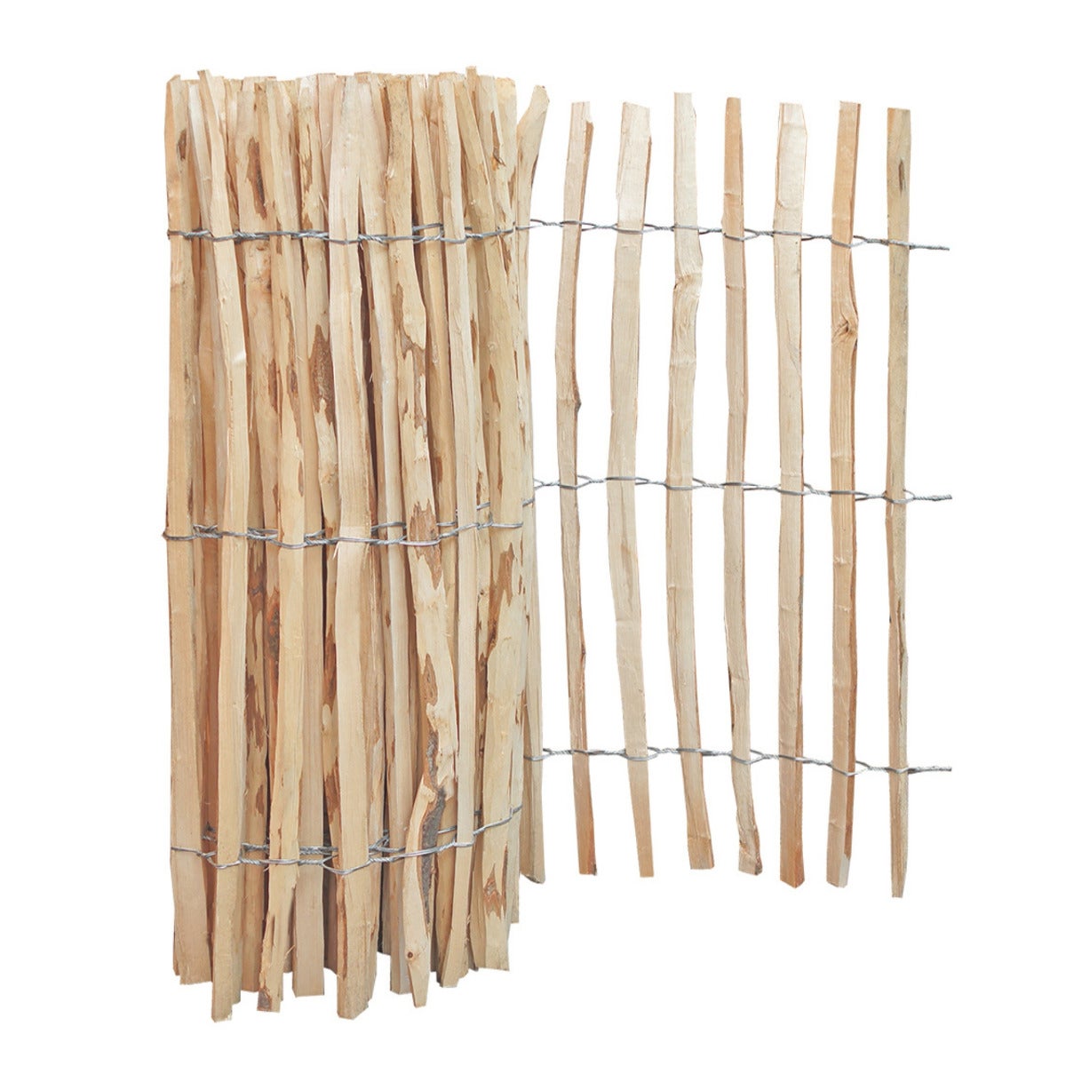 Schapenhek Rol Hazelaarhout 500 x 100 cm - Latafstand 3 - 5 cm