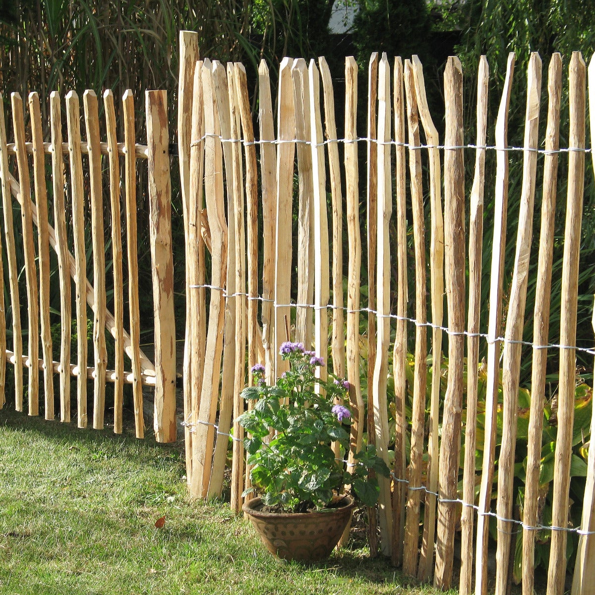 Schapenhek Rol Hazelaarhout 500 x 100 cm - Latafstand 3 - 5 cm