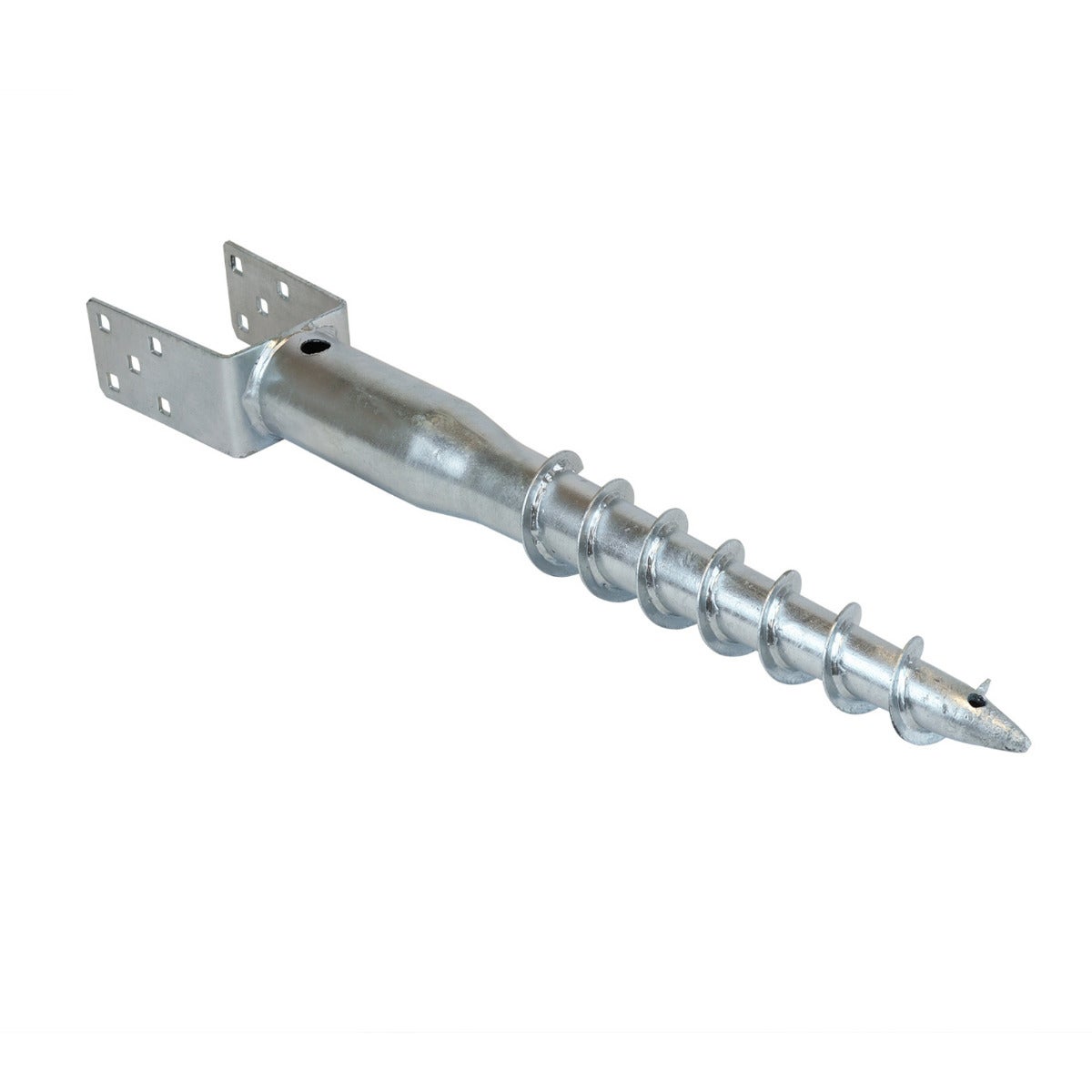 Schroefpaal met U-houder - Voor 9x9 cm Palen - Per Stuk