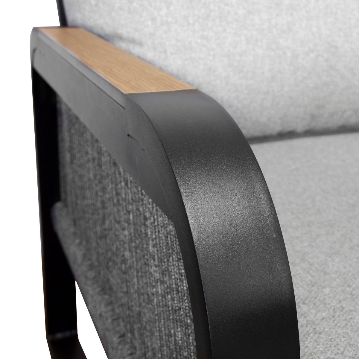 Toscane Hoekbank Loungeset Aluminium met Verstelbare Tafel en Kussens