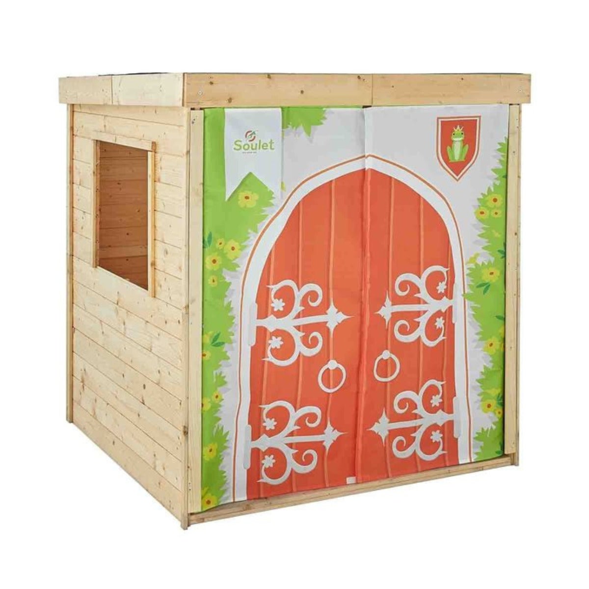 Soulet Prinsessenspeelhuis met Dakleer 125 x 132 cm