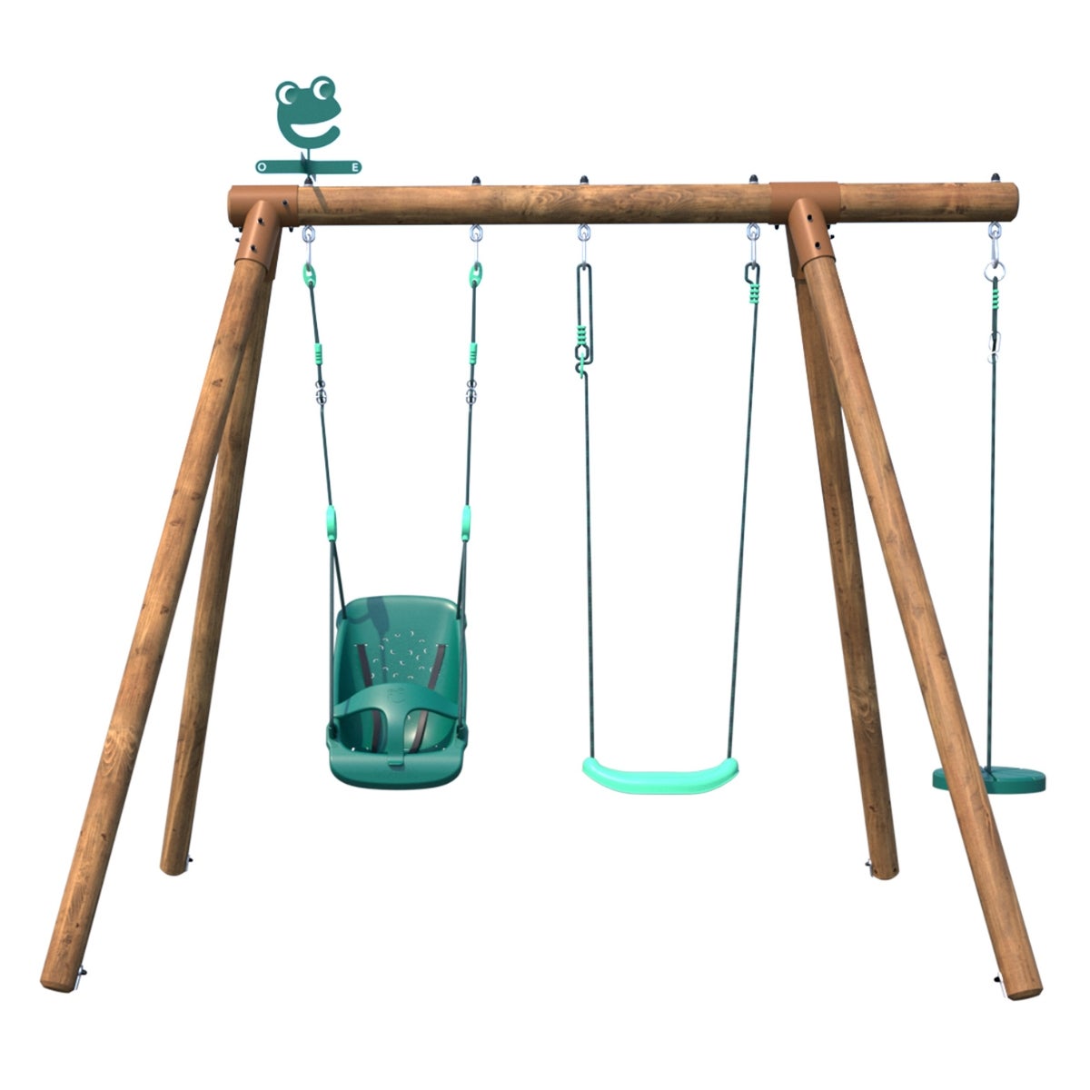 Soulet Schommel Tiago met Babyschommel en Schijfzitje