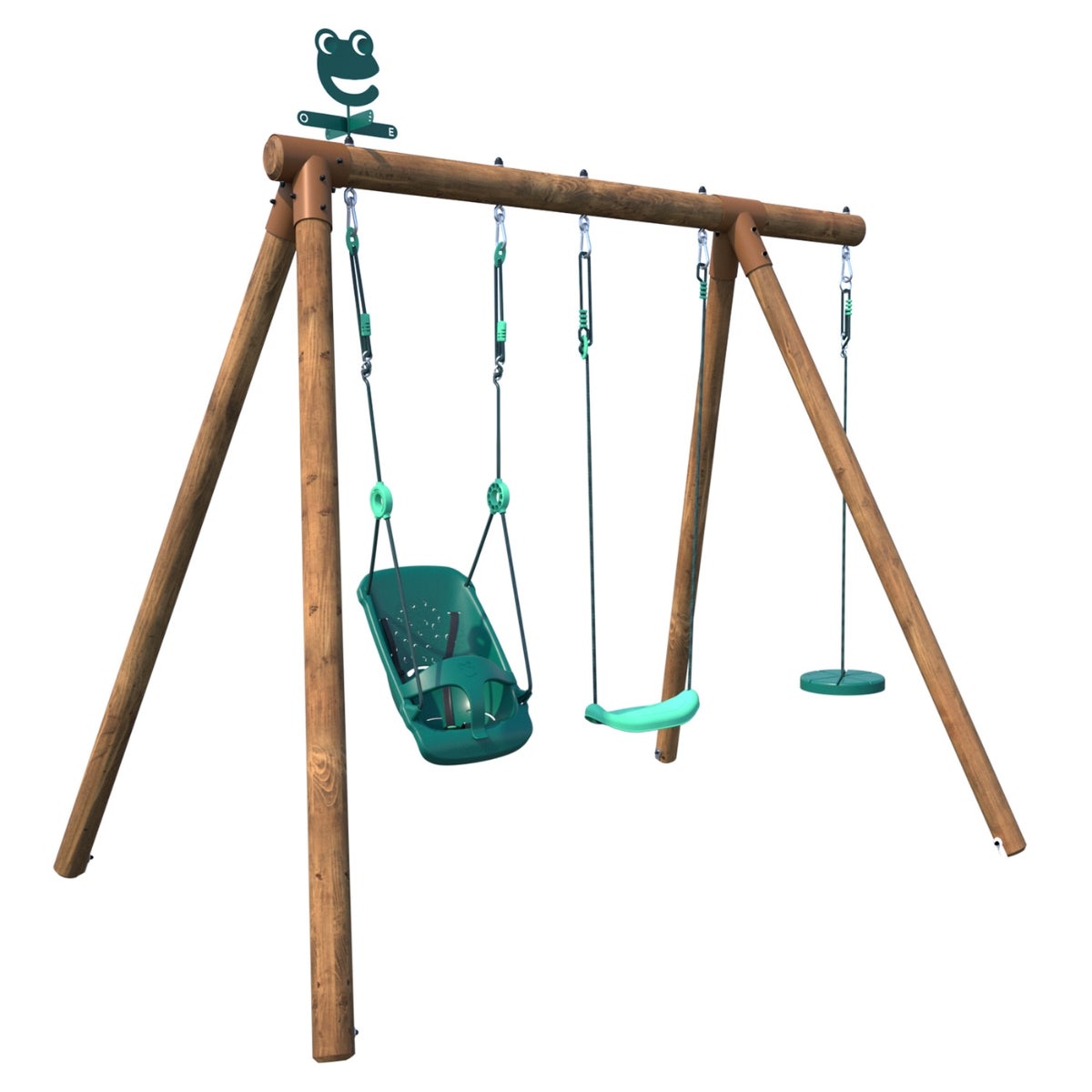 Soulet Schommel Tiago met Babyschommel en Schijfzitje