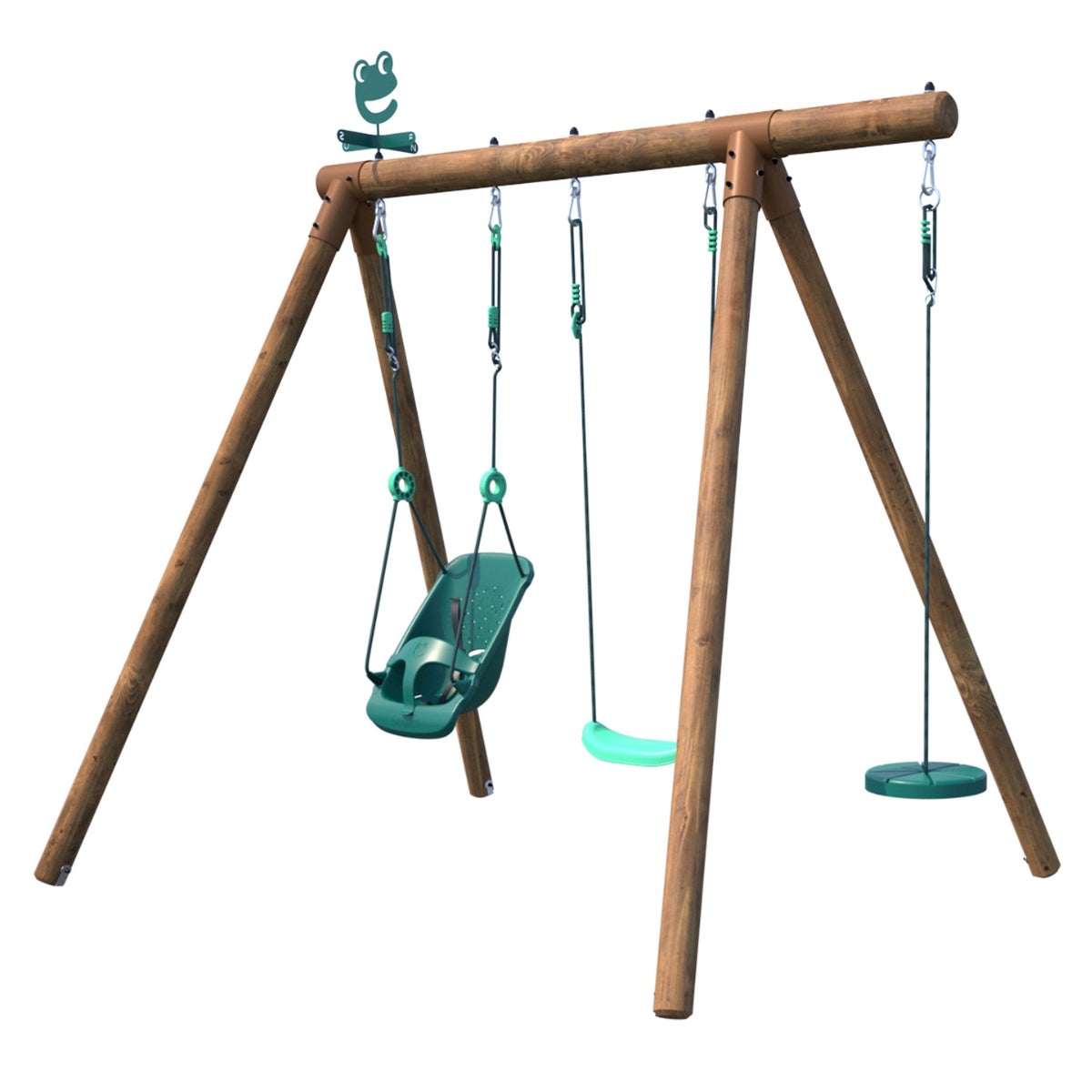 Soulet Schommel Tiago met Babyschommel en Schijfzitje