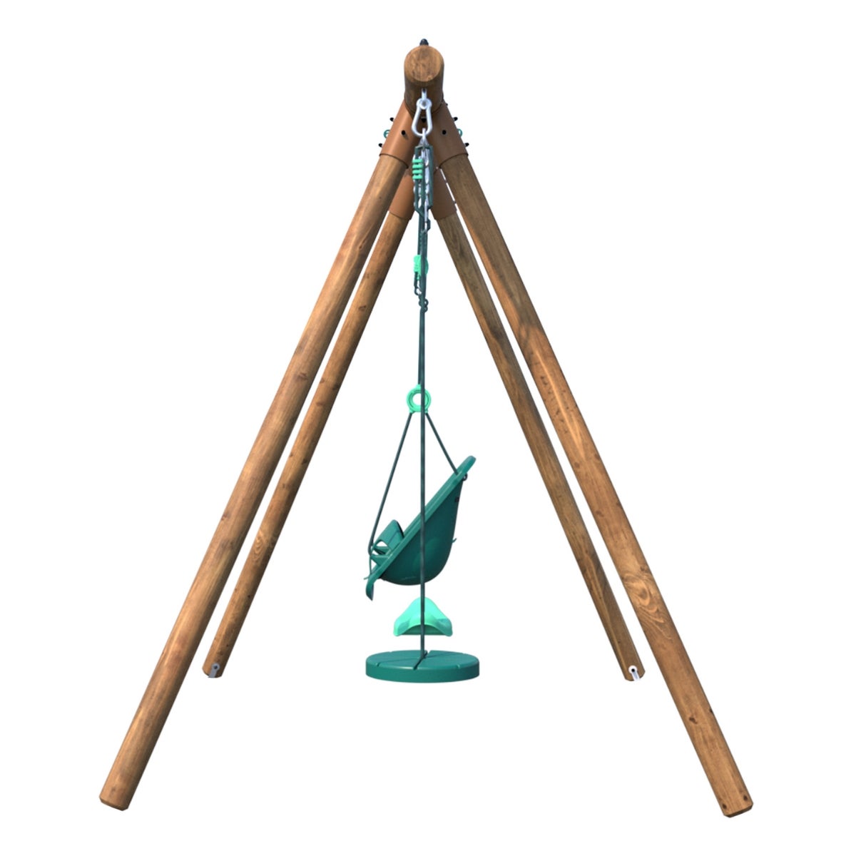 Soulet Schommel Tiago met Babyschommel en Schijfzitje