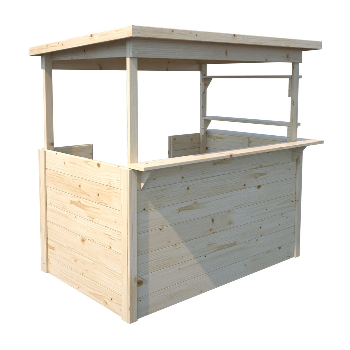 Soulet Houten Kraam Speelhuis Playa met Bitumen Dak - 131 x 83 x 118 cm