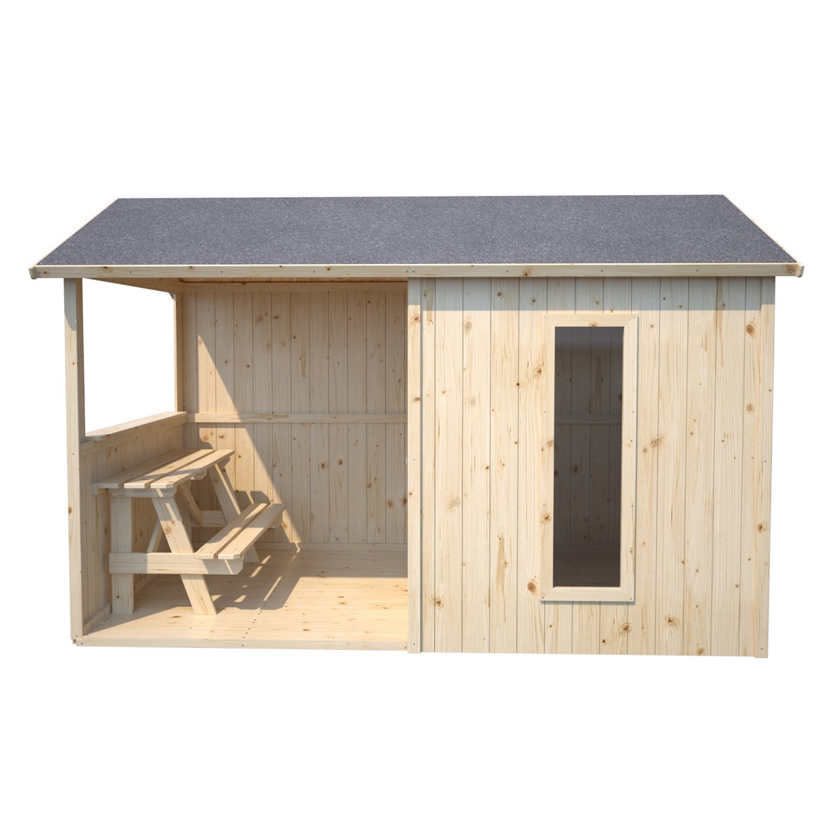 Soulet Speelhuis Jazz Hout 242 x 143 x 160 cm