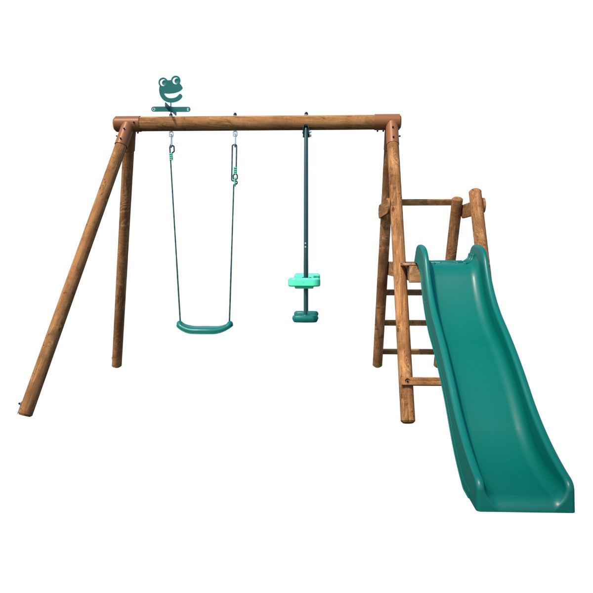 Soulet Speeltoestel Menthe met Glijbaan, Enkele Schommel en Wip