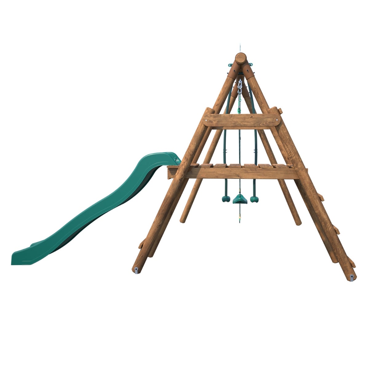 Soulet Speeltoestel Murier met Glijbaan, Schommel, Wip en Touwladder