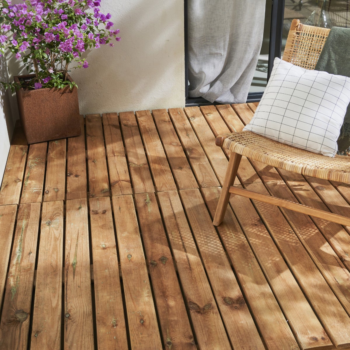 Terrastegel Alba Bruin 100 x 100 cm