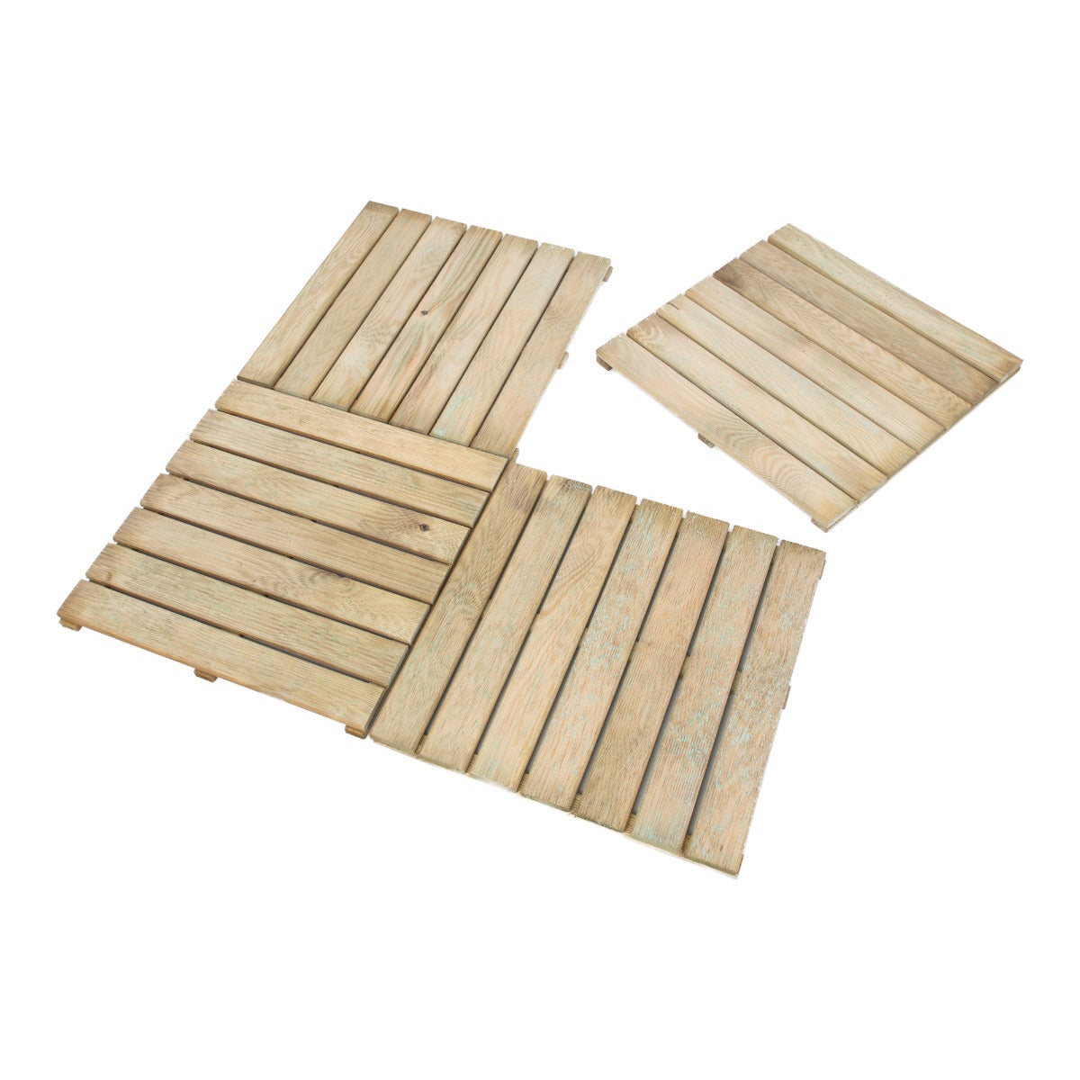 Terrastegel Reliëf Geïmpregneerd Grenen Hout 50 x 50 cm