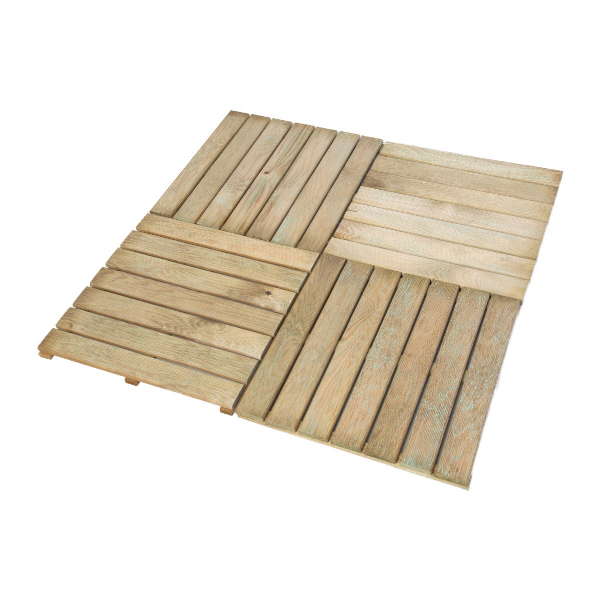 Terrastegel Reliëf Geïmpregneerd Grenen Hout 50 x 50 cm