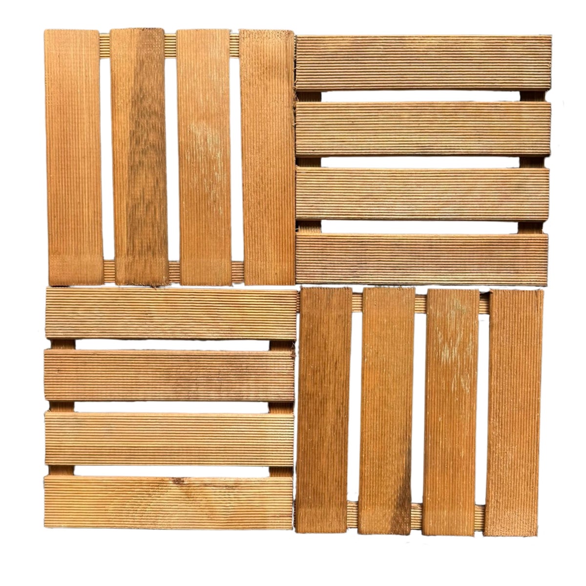 Terrastegel Lara Bruin Geïmpregneerd Grenen 30 x 30 cm