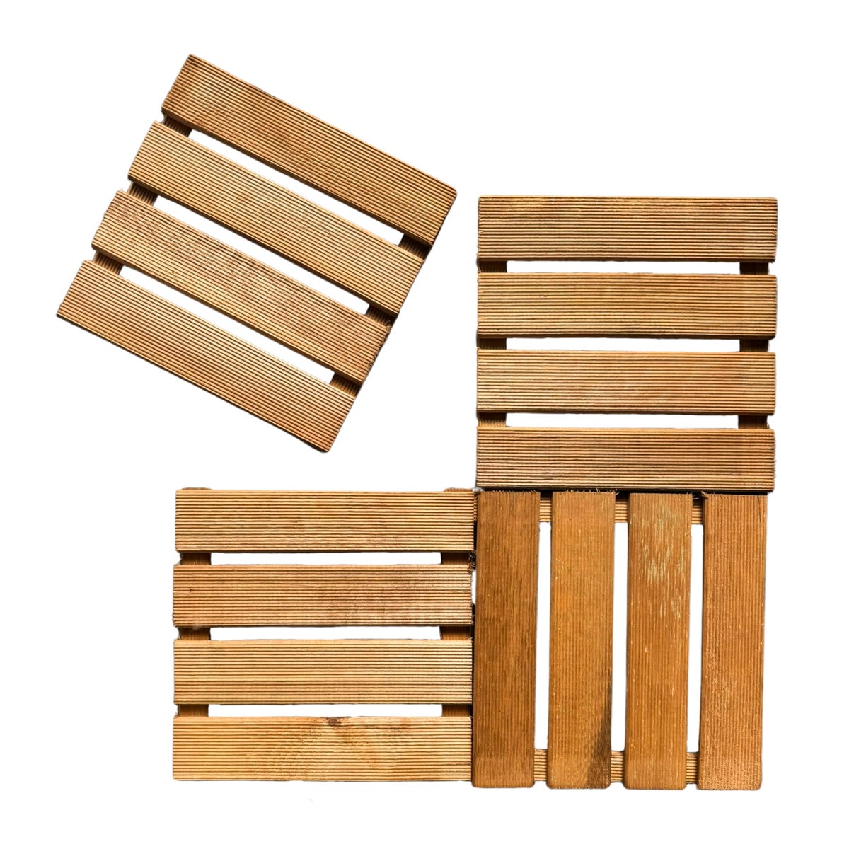 Terrastegel Lara Bruin Geïmpregneerd Grenen 30 x 30 cm