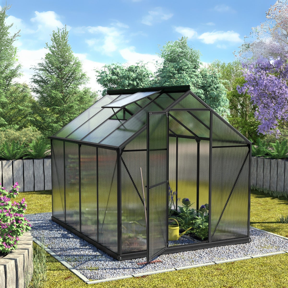 Vitavia Tuinkas Triton 5000 Aluminium Zwart 5 m²