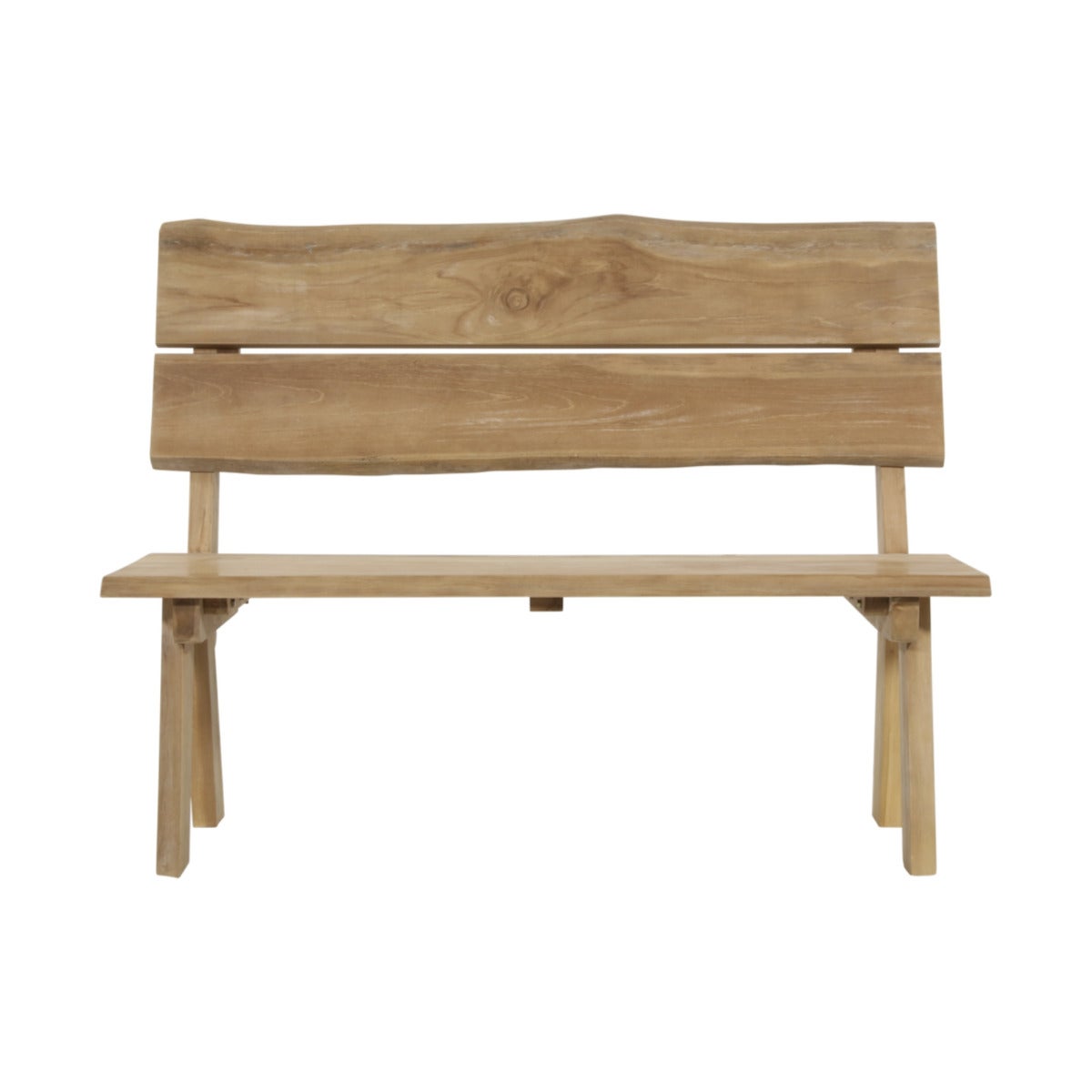 Tuinbank Boomstam 2-zits Teakhout 130 cm