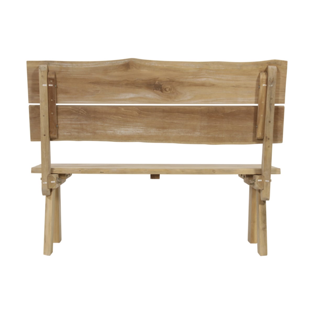 Tuinbank Boomstam 2-zits Teakhout 130 cm