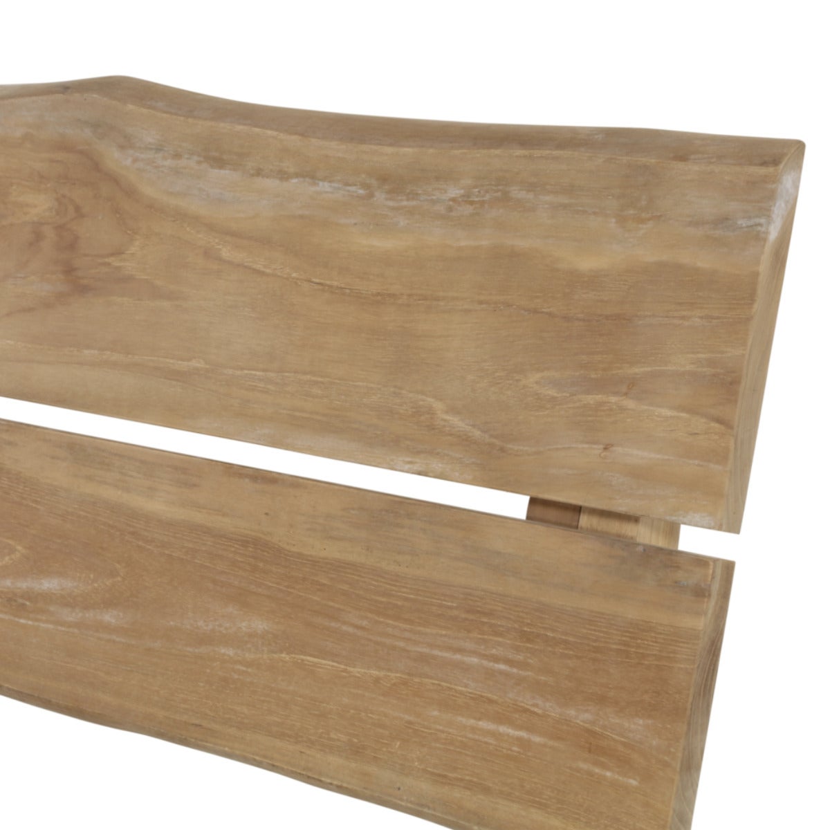 Tuinbank Boomstam 2-zits Teakhout 130 cm