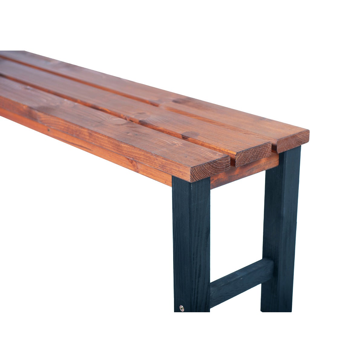 Tuinbank Romo Zwart/Bruin 150cm