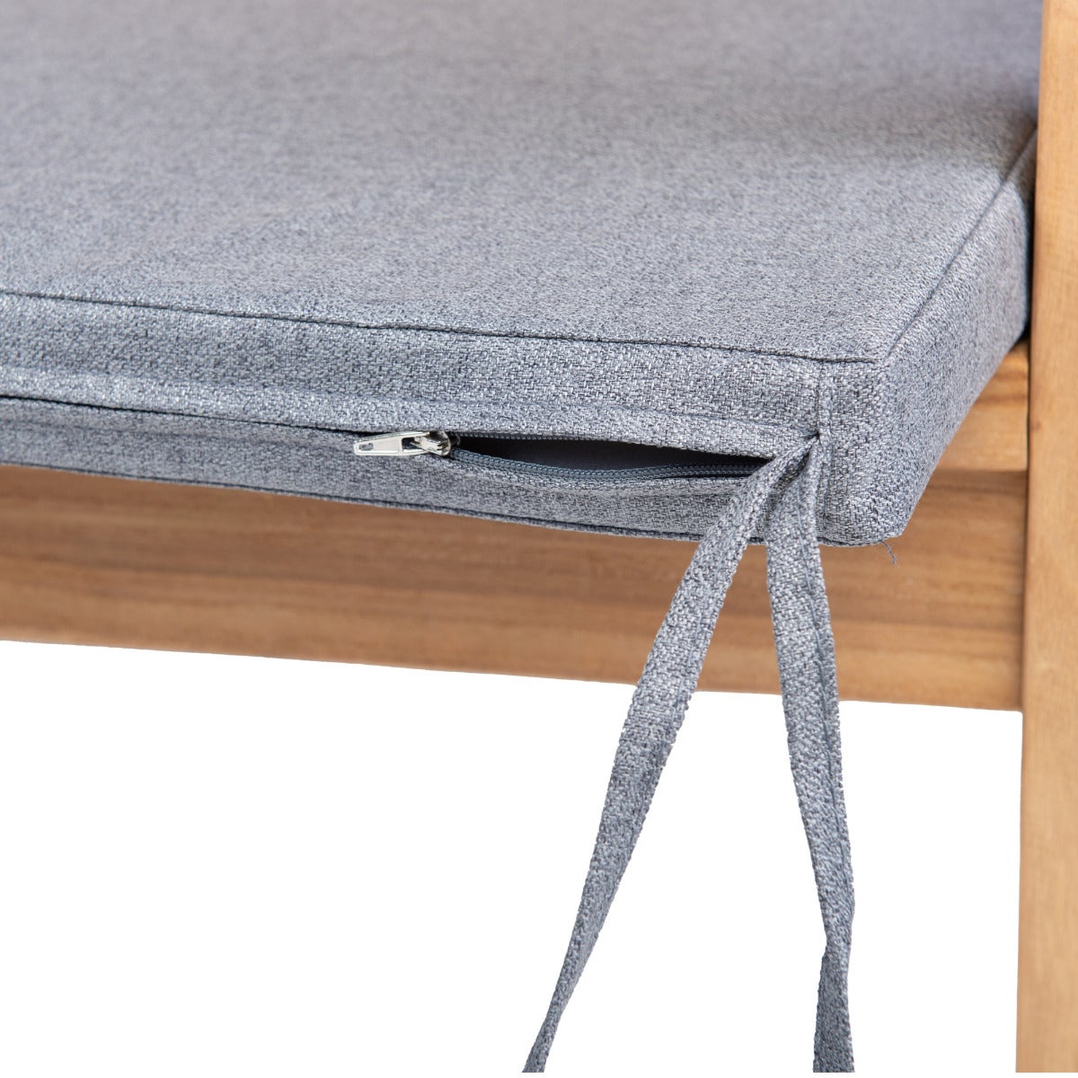 Tuinbankkussen Deluxe Licht Grijs 136 x 48 cm