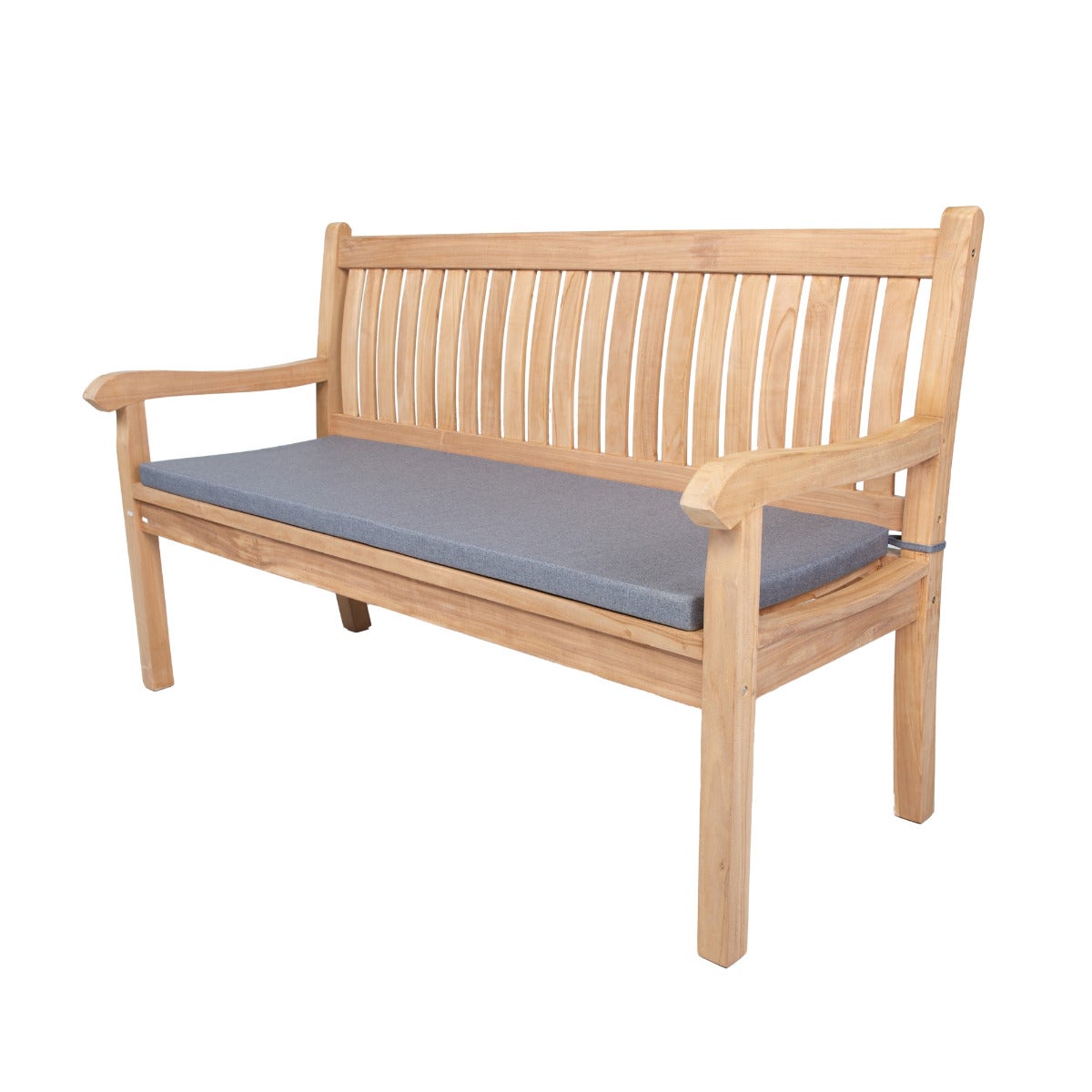 Tuinbankkussen Deluxe Licht Grijs 136 x 48 cm