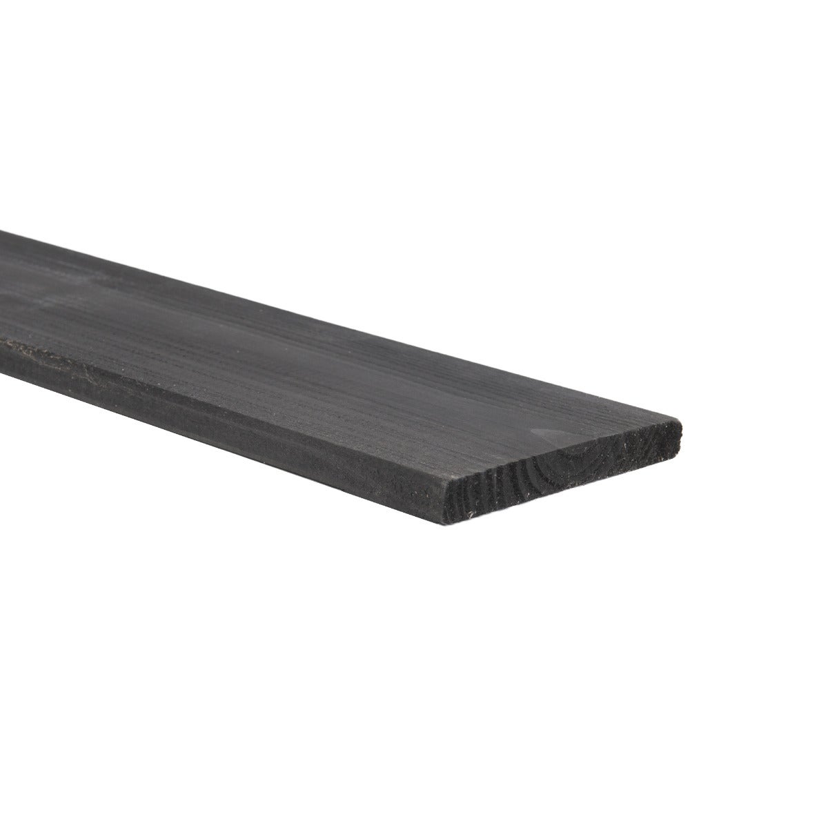 Tuinplank Zwart Geschaafd Naaldhout 1.6 x 14 x 180 cm