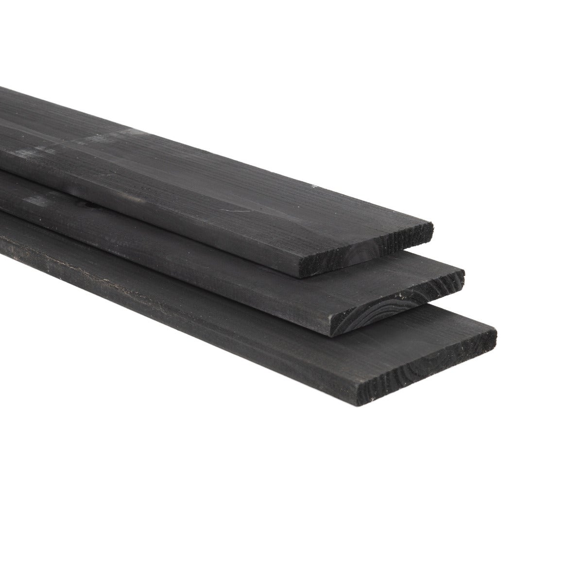 Tuinplank Zwart Geschaafd Naaldhout 1.6 x 14 x 180 cm