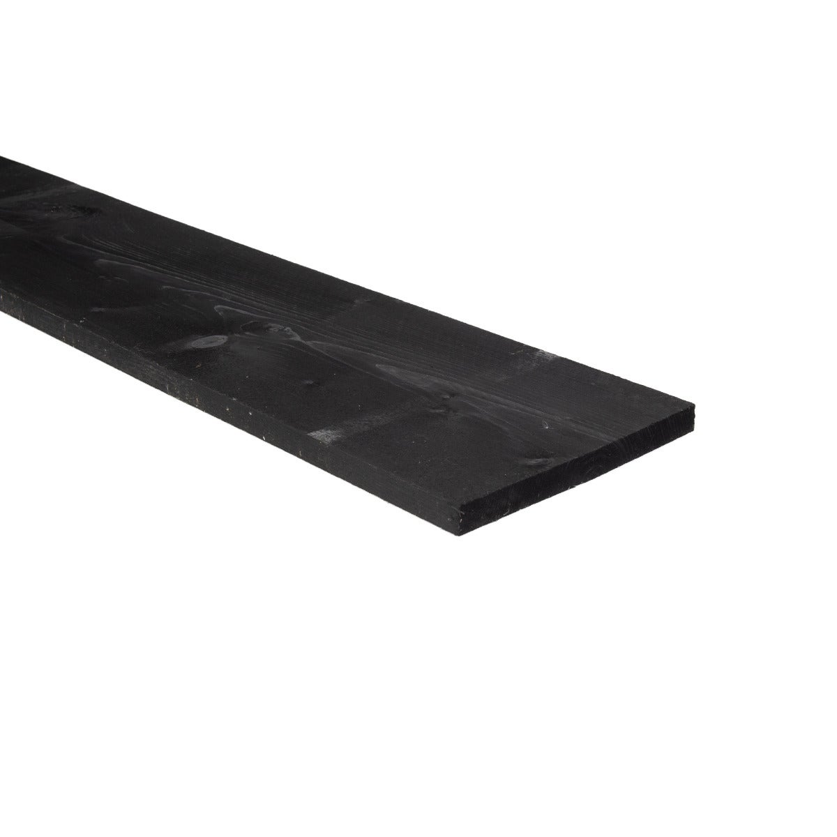 Tuinplank Zwart Ruw Naaldhout 2.5 x 27.5 x 500 cm