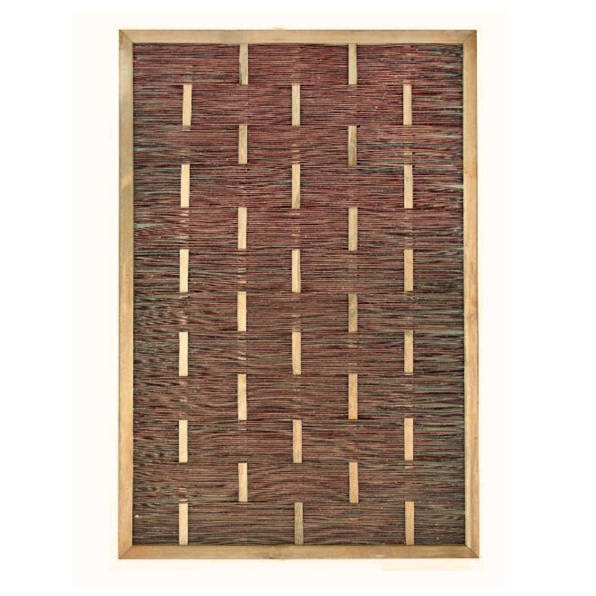Tuinscherm Wilgenhout in Frame 120 x 180 cm