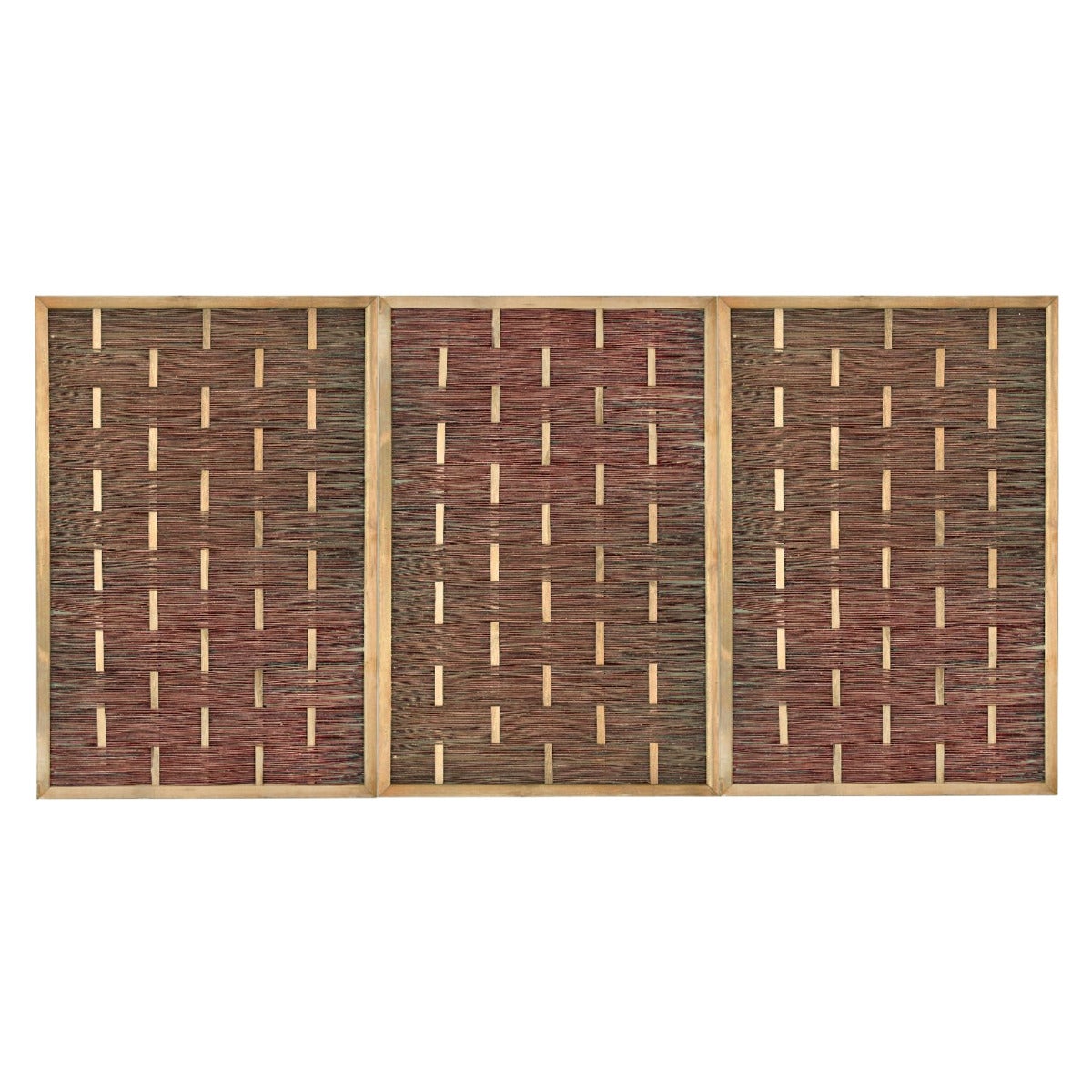 Tuinscherm Wilgenhout in Frame 120 x 180 cm