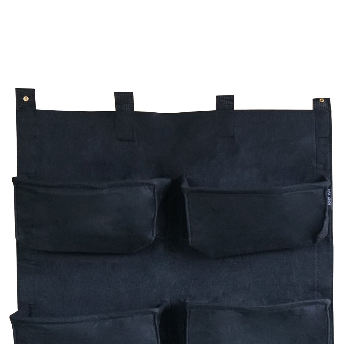 Verticaal Hangende Plantenzak met 8 Vakken Zwart 100 x 60 cm