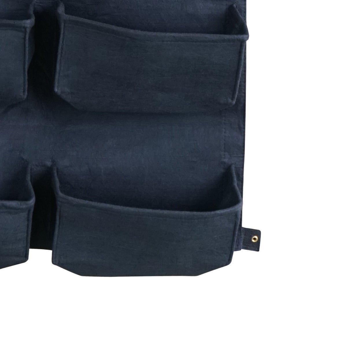 Verticaal Hangende Plantenzak met 8 Vakken Zwart 100 x 60 cm