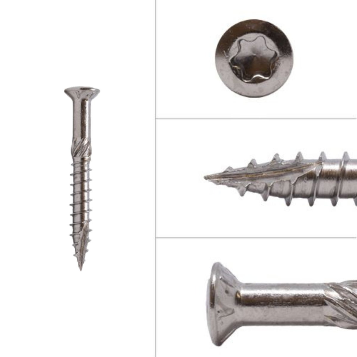 Vlonderschroeven RVS 410 5 x 40 mm Torx 25 met snijpunt - Doos 200 Stuks