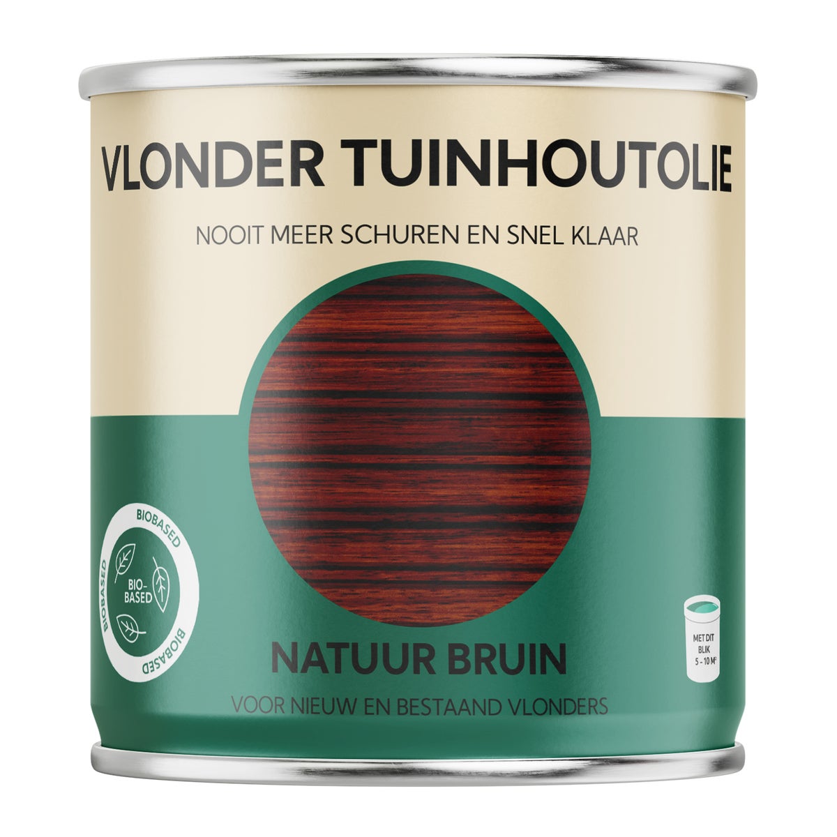 Vlonder Tuinhout Olie - Natuur Bruin-750ml