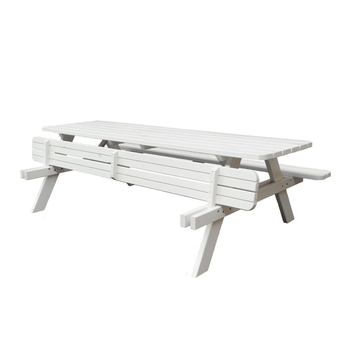 Picknicktafel Deluxe 240 x 70 cm - Wit