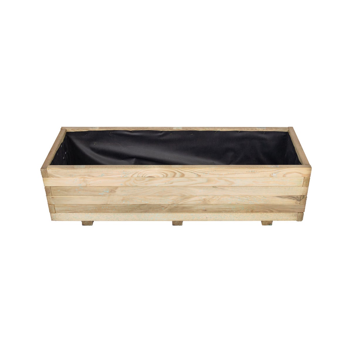Plantenbak voor balkon - groen - 19x36x14.5 cm